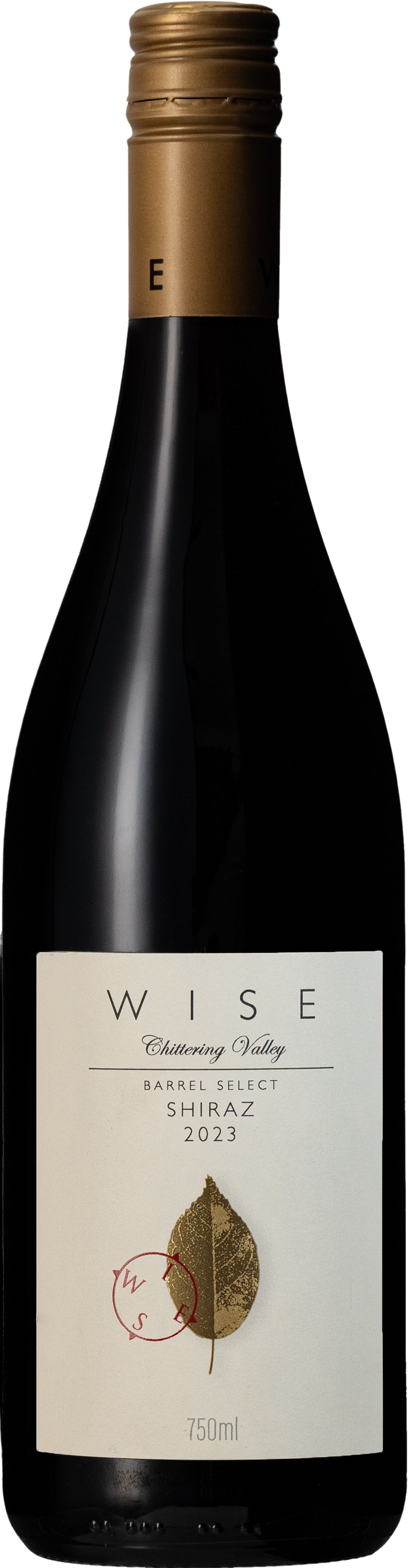 Wise Wine Leaf Chittering Valley Barrel Select Shiraz 2023 Perth Hills